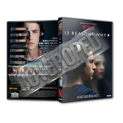 13 Reasons Why Dizisi Türkçe Dvd Cover Tasarımı